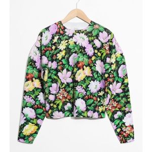 & Other Stories Floral Printed Sweater